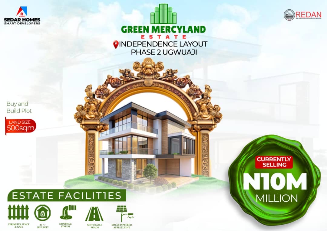 GREEN MERCYLAND ESTATE - Independence Layout Phase 2, Ugwuaji
